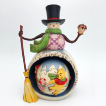 Jim Shore Disney Showcase Snowman Pooh Piglet Tigger Eeyore Winter 100 Acre Wood - £46.01 GBP