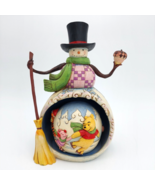 Jim Shore Disney Showcase Snowman Pooh Piglet Tigger Eeyore Winter 100 A... - £45.84 GBP