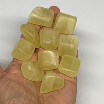 161.6g, 0.9&quot;-1.3&quot;, 10pcs, Natural Lemon Calcite Tumbled Stones @Afghanistan, B26 - $13.20