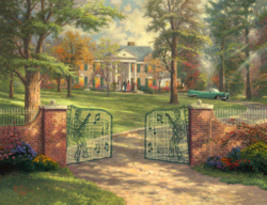 Thomas Kinkade Graceland, 50th Anniversary - $1,330.00