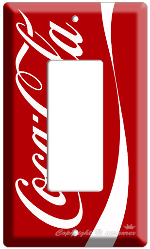 COKE COCA COLA DECORA LIGHT SWITCH COVER WALL PLATE VER