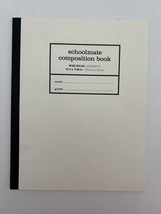 Schoolmate Wide Ruled 40 Sheet Composition Book *10 in x 7.88 in* - £7.00 GBP