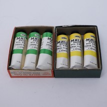 Vtg New Old Stock Artist Oil Color Paint Tubes Weber Malfa Bellini &amp; More A - £68.41 GBP