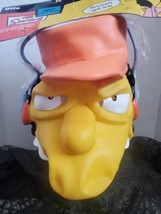 The Simpsons OTTO Adult Vinyl Mask Bus Driver Halloween Disguise 2003 Vintage Nw - £31.16 GBP