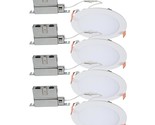 HALO 6 inch Recessed LED Ceiling &amp; Shower Disc Light  Canless Ultra Thin... - $141.54