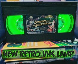 Retro VHS Lamp,Creature from the Black Lagoon, Top Quality!Amazing Gift Idea  - £13.97 GBP