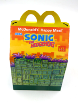 Vintage 1995 McDonald&#39;s Happy Meal Box Sonic the Hedgehog - Tails Version - NEW - £10.23 GBP