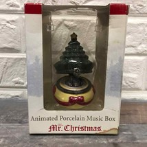 Mr. Christmas Animated Porcelain Music Box 2005 O Christmas Tree - £21.83 GBP