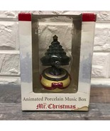 Mr. Christmas Animated Porcelain Music Box 2005 O Christmas Tree - $38.05 CAD
