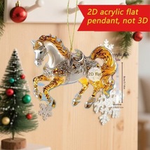 Magnificent Platinum Horse Style Decorative Pendant - $10.00