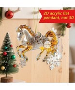 Magnificent Platinum Horse Style Decorative Pendant - $6.50