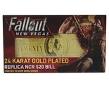 Fallout New Vegas NCR Bill 24k Gold Plated Replica Card Ingot Limited Ed... - $48.99