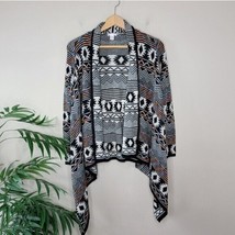 Xhilaration | Aztec Draped Open Cardigan Sweater, womens size M/L medium large - £15.44 GBP