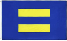HUMAN RIGHTS/EQUALITY/PEACE 3x5&#39; FLAG/IN/OUTDOOR/68 D POLY/ METAL GROMME... - £7.82 GBP
