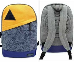 Disney Marvel Eternals Logo Backpack Kids Bag, Gray/Blue/Yellow Disney Parks - $35.59
