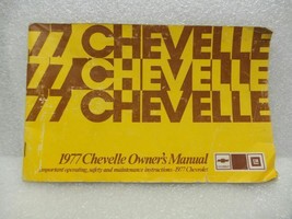 1977 CHEVELLE  Owners Manual 16057 - £13.22 GBP