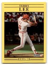 1991 Fleer #70 Terry Lee    Cincinnati Reds Baseball Cards EX/NM ID:55236 - $1.73