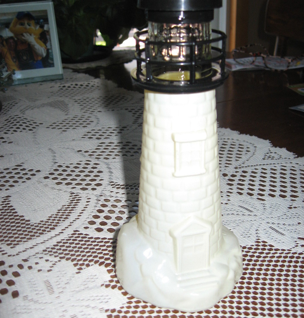 Old Spice Lighthouse Decanter-Glass-1960&#39;s - $8.00