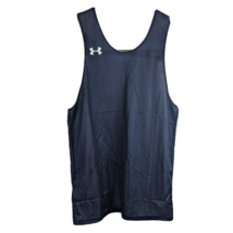 Medium Kids Reversible Athletic Jersey (Under Armour) Navy Blue and White - $19.18