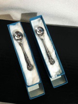 BIRKS Set of SALT Spoons Silverplate 3 1/2&quot; Long Original Boxes - £14.34 GBP