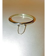 Vintage-New Sterling Silver Bangle Bracelet w/Safety Clasp - €42,91 EUR