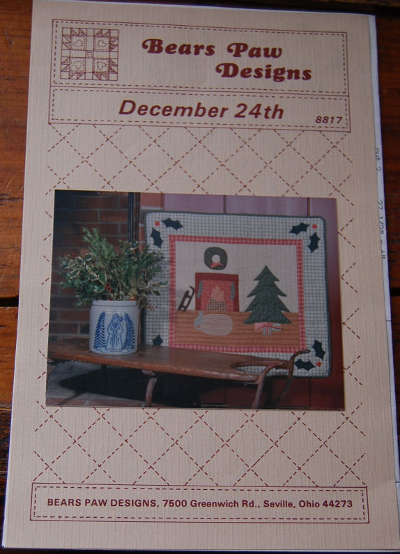 Pattern "December 24th"  Wall Hanging  - $6.99