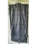TUMI Black Ballistic Nylon Carry On Garment Bag with Leather Trim - £85.62 GBP