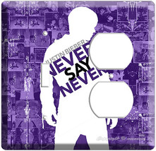 Justin Bieber Never Say Purple Outlet Light Switchplate - £8.01 GBP