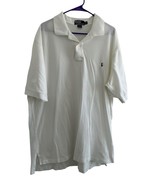 Vtg Ralph Lauren Polo Shirt Men 2XLT Tall White Flesh Pony Pima Cotton S... - $549.48 MXN