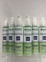 (6) Garnier Green Lab Ultra Smoothing Creme Cleanser Amino-Berry Nourish... - $29.99