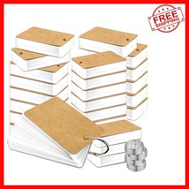 Compact 1000 Pcs 2x3 Inch Flash Cards with Durable Rings for Easy Organi... - $36.85