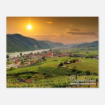 Weissenkirchen Austria Travel Poster Wall Art | Weissenkirchen River Danube Home - $19.99