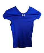 Royal Blue Football Practice Jersey Sz Large Game Under Armour L Blank N... - $659.71 MXN