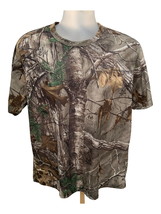 Field &amp; Stream short sleeve mens brown green camouflage tee smart wick L... - £22.19 GBP