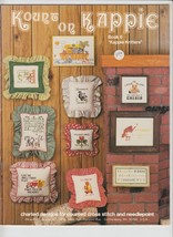 Kount on Kappie Kritters Counted Cross Stitch Pattern Book 6 Animal Critter 1979 - $6.89