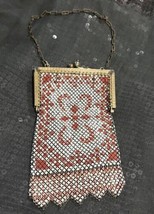 Vintage Antique Elsah Mesh Purse Bag Handbag Compact - £117.70 GBP