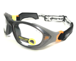 Rec Specs Athletic Goggles Frames Helmet Spex XL Gray Orange Strap Back ... - $74.58