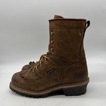 Carolina CA9824 Mens Brown Waterproof Lace Up Ankle Work Boots Size 13 D - £55.85 GBP