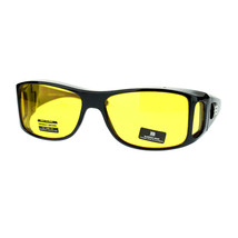OTG (Over The Glasses) Yellow Lens Anti-Glare Semi Goggle Sunglasses - £9.45 GBP