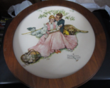 Norman Rockwell Summer Flowers In Tender Bloom 1973 Gorham 10.5&quot; Plate i... - $24.74