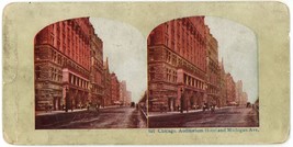 c1900&#39;s Double Sided Stereoview Auditorium Hotel Chicago &amp; Worlds Fair St. Louis - £7.52 GBP