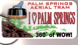 Palms Springs 360 Deg. Of Wow Keychain, Vintage - £3.10 GBP