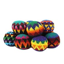 Peruvian Arts Hacky Sack Assorted Color- Set of 3 - £13.39 GBP