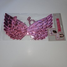 NEW Pink Shiny Wings Child One Size OS Halloween Cosplay Accessory Seasons - £12.62 GBP