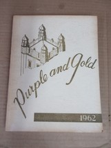 Vintage Purple And Gold 1962 Yearbook Camden High School Camden NJ - £28.42 GBP