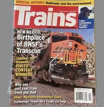 Trains April 2007 BNSF Transcon Railroads and the Environment Man Locomo... - £6.27 GBP