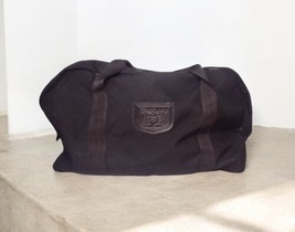 Honda Gold Wing Canvas Motorcycle Duffle Bag Vintage Black Biker Travel - £9.98 GBP