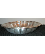 REED &amp; BARTON Silver Plate  Scalloped Serving Bowl CENTERPIECE - $23.06