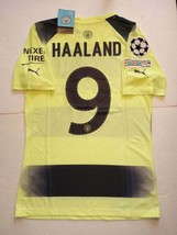 Erling Haaland Manchester City UCL Match Slim Green Third Soccer Jersey 2022-23 - $70.00