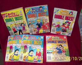 lot of {14} paper back comics archie series{betty and veronica double digest} - £21.11 GBP